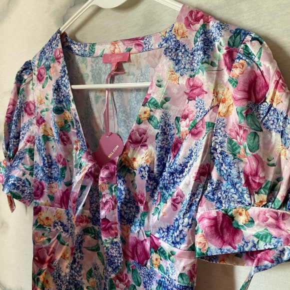 NWT SUGAR THRILLZ Riverbank Reflections Dress S - Picture 4 of 7